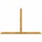 Ekena Millwork Portland Rough Sawn Timber Gable Bracket, Western Red Cedar, 84"W x 53"H x 4"D x 4"F, 15/12 Pitch GBW084X53X0404POR00RWR - alternate 1